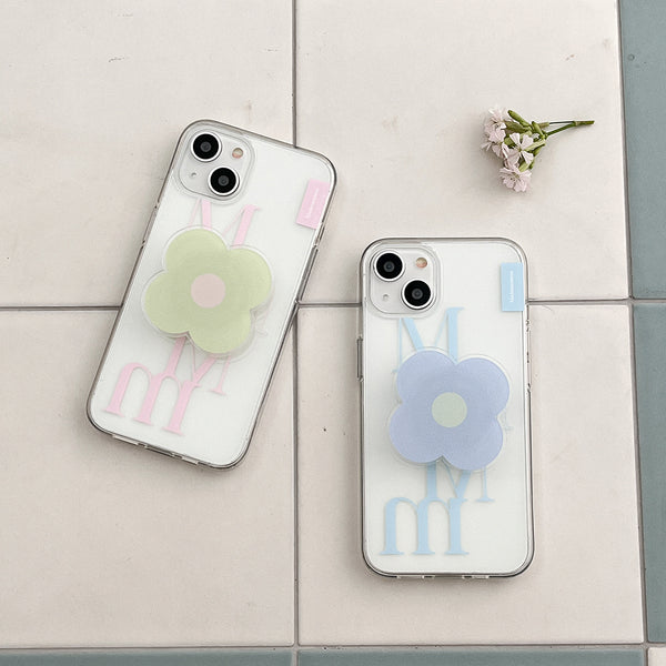 [Mademoment] Two Tone Design Clear Phone Case (3 Types)