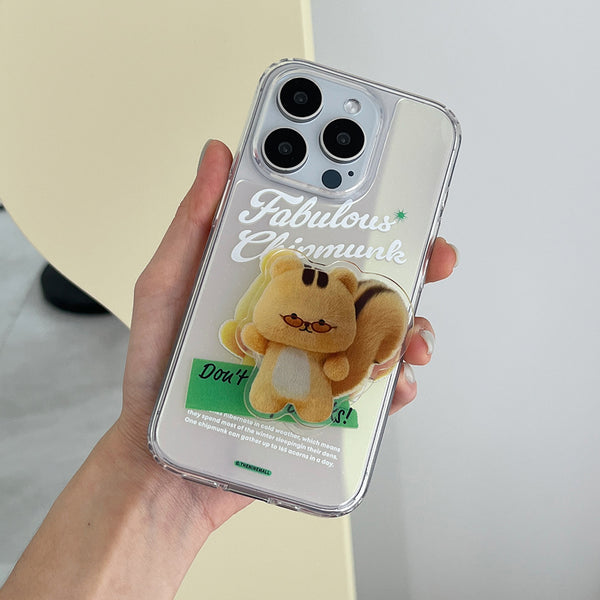 [THENINEMALL] Fabulous Chipmunk Mirror Phone Case