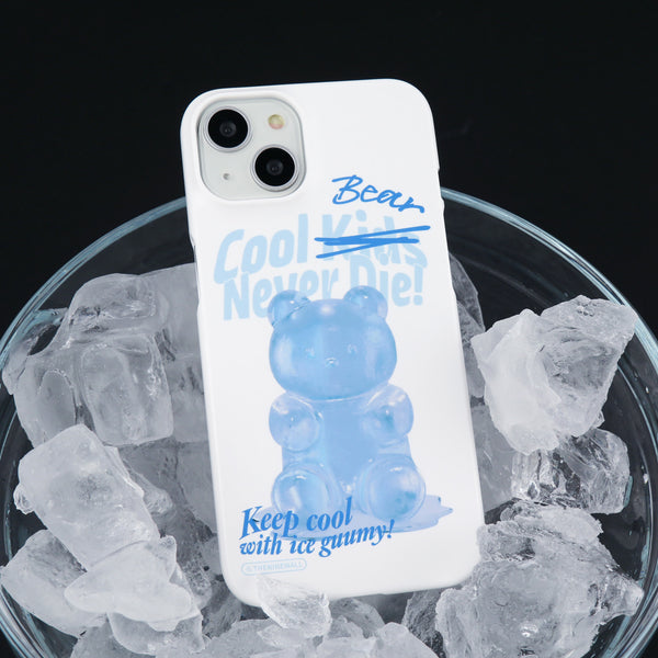 [THENINEMALL] Basic Ice Gummy Hard Phone Case (2 types)