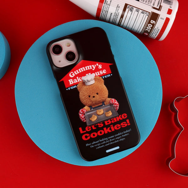 [THENINEMALL] Cookie Gummy Hard Phone Case (2 types)