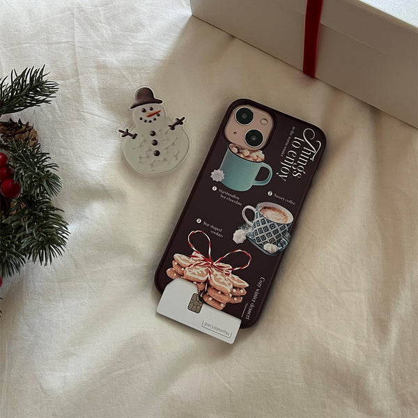 [Mademoment] Holiday Dessert Design Phone Case