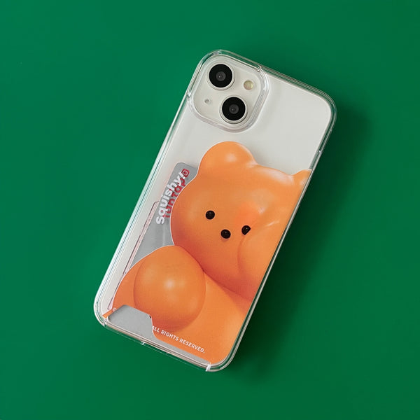 [THENINEMALL] Gummy Squishy Clear Phone Case (3 types)