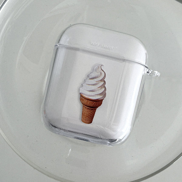 [Mademoment] Sweet Ice Cream Design Clear AirPods Case