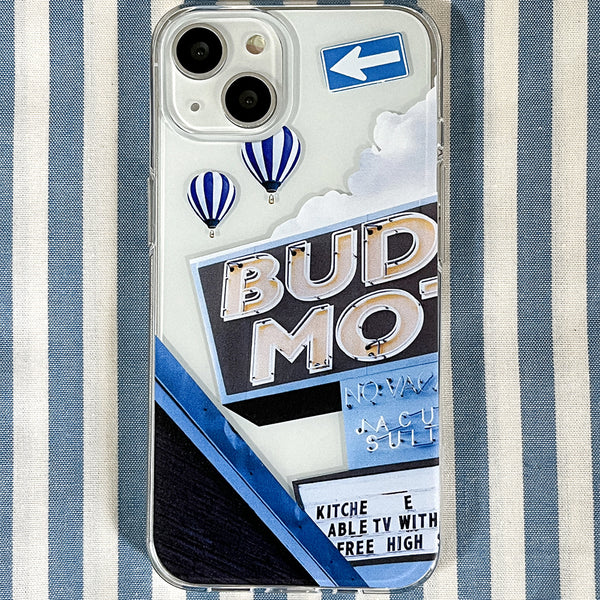 [Mademoment] Go On Trip Design Clear Phone Case (3 Types)