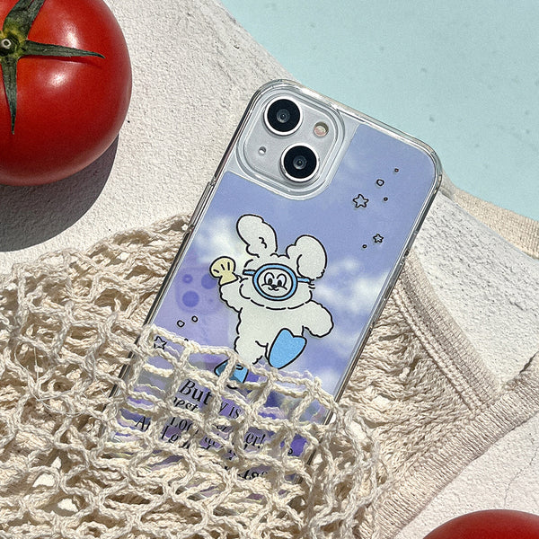 [Mademoment] Best Diver Butty Design Glossy Mirror Phone Case