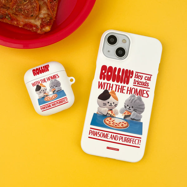 [THENINEMALL] Pizza Together AirPods Hard Case