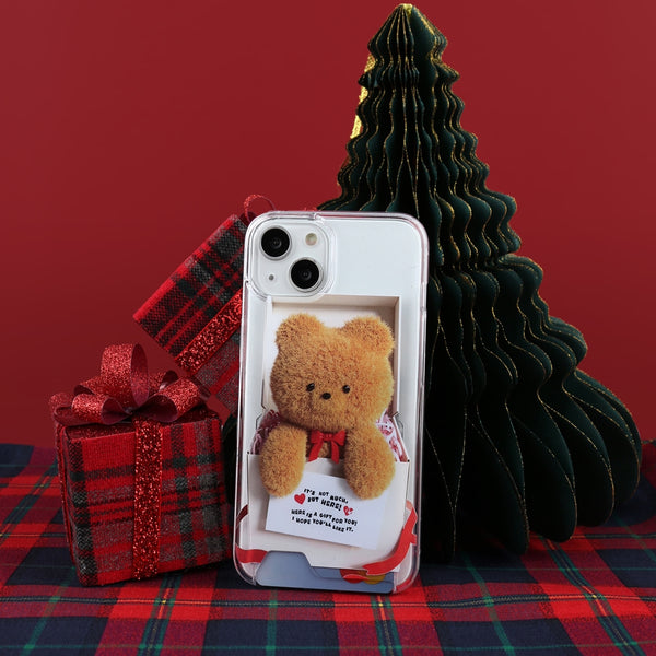 [THENINEMALL] Present Gummy Clear Phone Case (3 types)