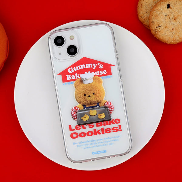 [THENINEMALL] Cookie Gummy Clear Phone Case (3 types)