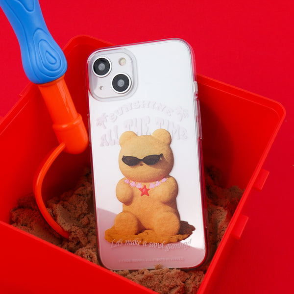 [THENINEMALL] Sand Gummy Clear Phone Case (3 types)