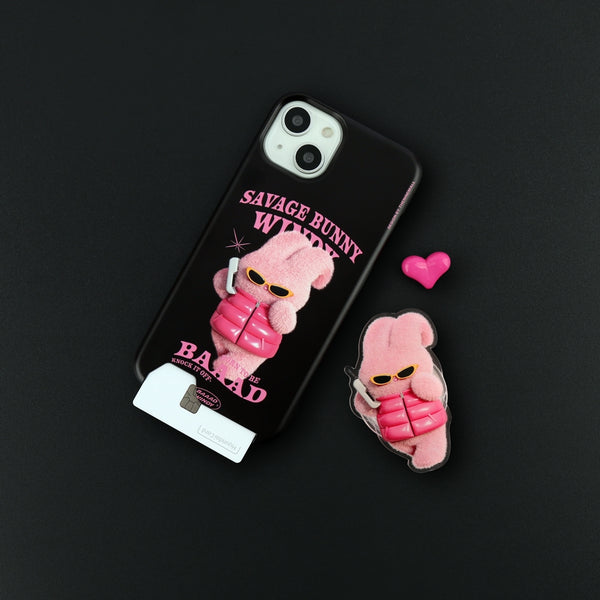 [THENINEMALL] Puffer Bad Windy Hard Phone Case (2 types)