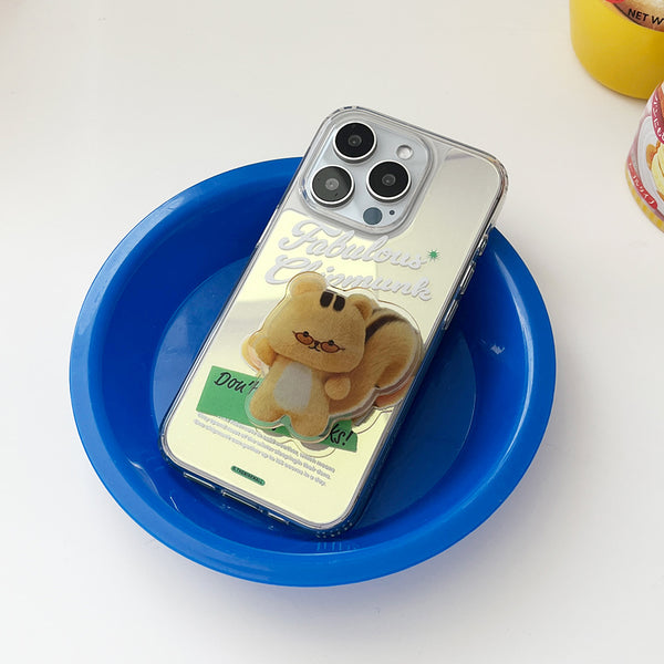 [THENINEMALL] Fabulous Chipmunk Mirror Phone Case