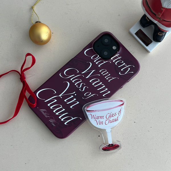 [Mademoment] Glass Of Vin Chaud Design Phone Case