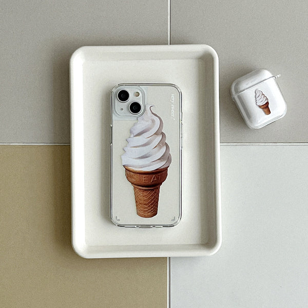 [Mademoment] Sweet Ice Cream Design Glossy Mirror Phone Case