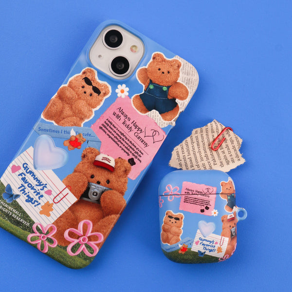 [THENINEMALL] Gummy Collage Hard Phone Case (2 types)