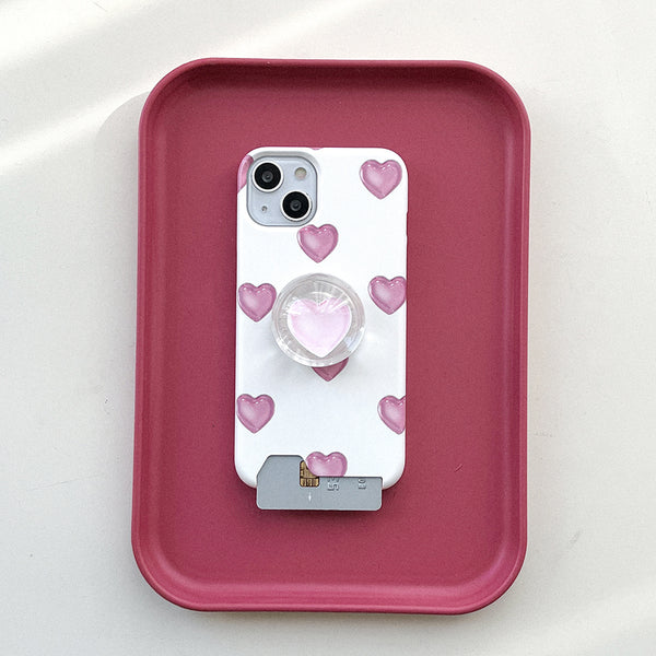 [Mademoment] Pure Love Pattern Design Phone Case