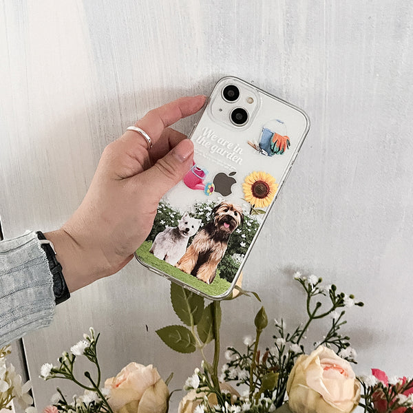 [Mademoment] Grow A Garden Design Clear Phone Case (3 Types)