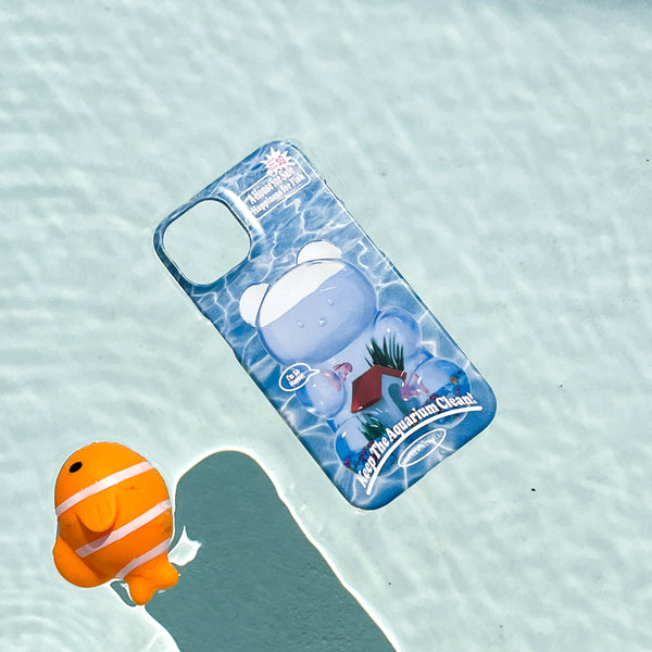 [THENINEMALL] Gummy Fish House Hard Phone Case (2 types)