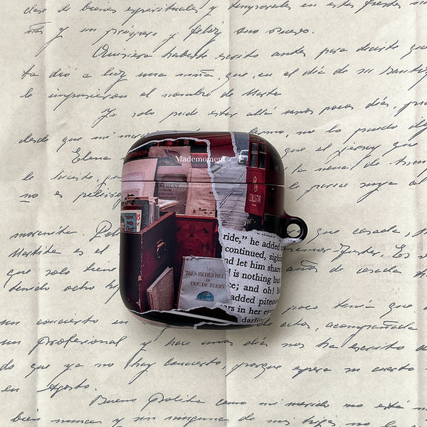 [Mademoment] Collage Vintage Store Design AirPods Case