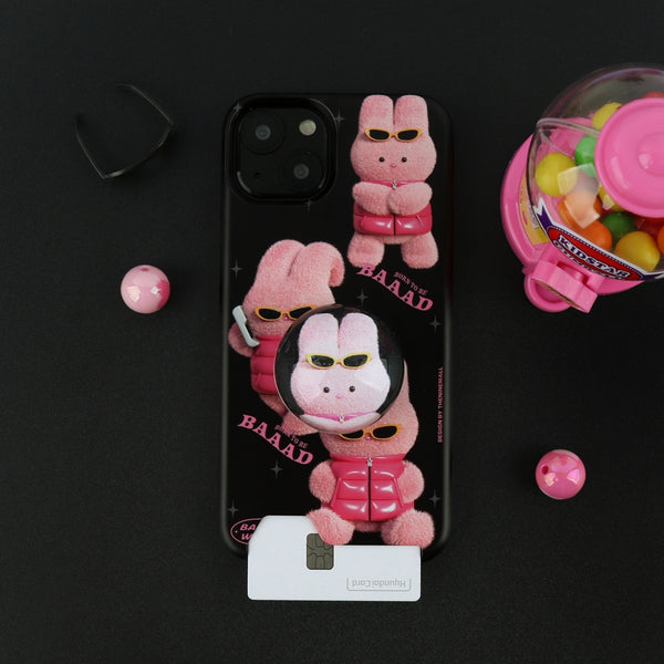 [THENINEMALL] Pattern Puffer Bad Windy Hard Phone Case (2 types)