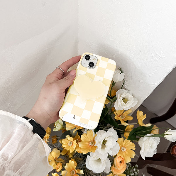 [Mademoment] Coloring Yellow Design Phone Case