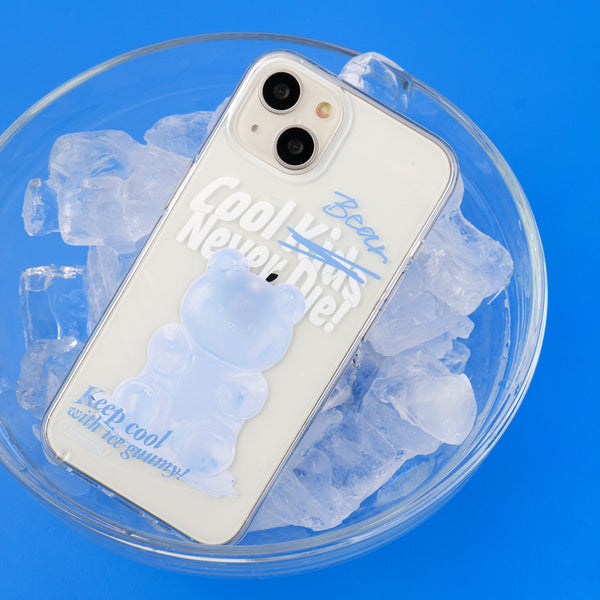 [THENINEMALL] Basic Ice Gummy Clear Phone Case (3 types)