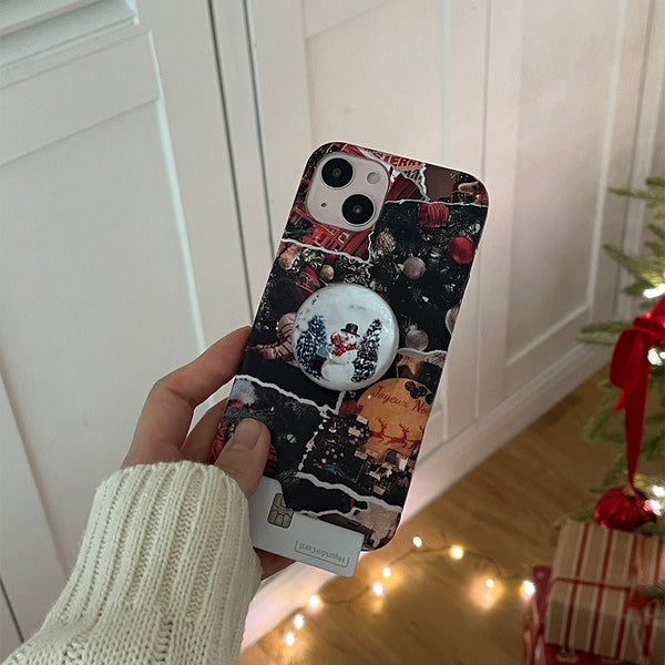 [Mademoment] Collage Shiny Holiday Design Phone Case