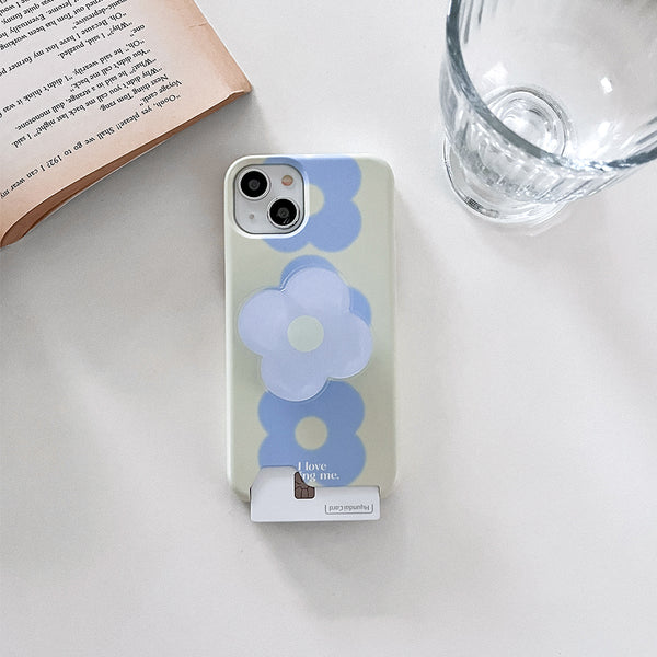 [Mademoment] Flower Drops Gradation Design Phone Case