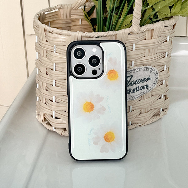 [Mademoment] Pure Daisy Design Bumper Phone Case