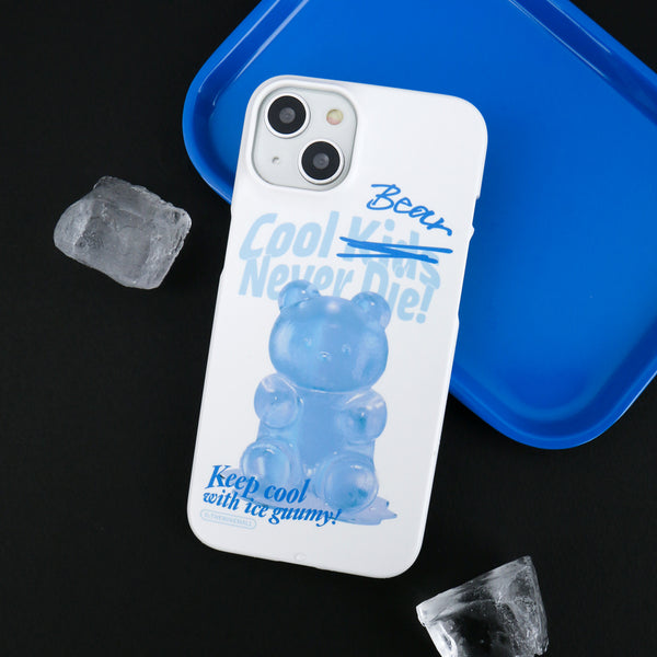 [THENINEMALL] Basic Ice Gummy Hard Phone Case (2 types)