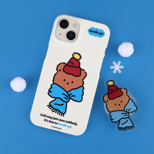 [THENINEMALL] Bundle Up Gummy Hard Phone Case (2 types)