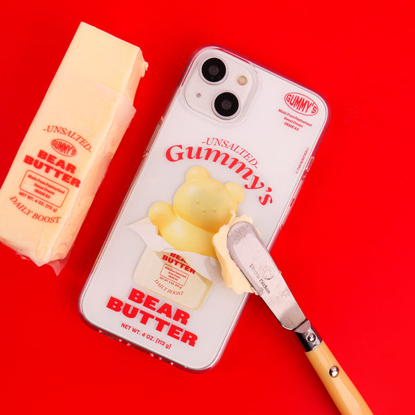 [THENINEMALL] Butter Gummy Clear Phone Case (3 types)