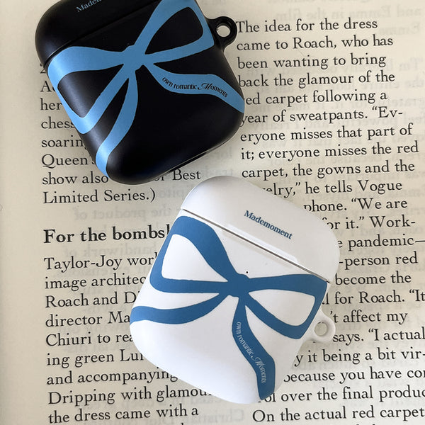 [Mademoment] Own Romantic Ribbon Design AirPods Case