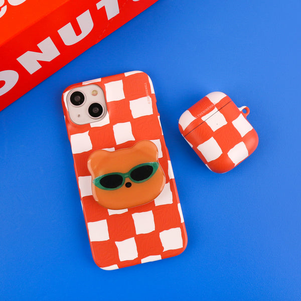 [THENINEMALL] Painting Checkerboard AirPods Hard Case