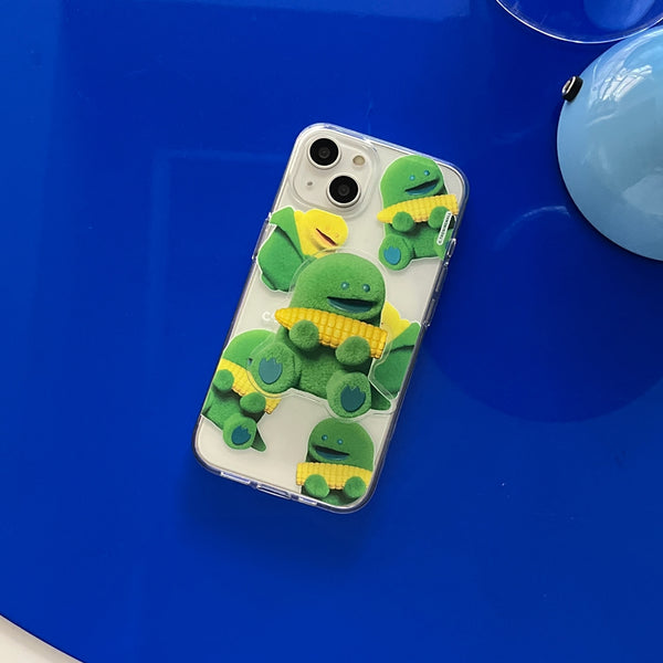 [THENINEMALL] Corntastic Raptor Clear Phone Case (3 types)