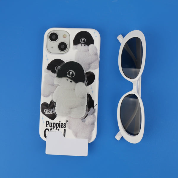 [THENINEMALL] Pattern Bad Puppy Hard Phone Case (2 types)