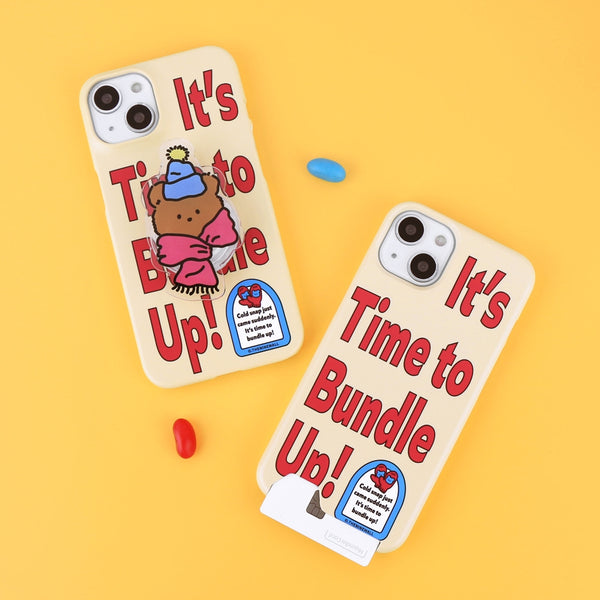 [THENINEMALL] Time To Bundle Up Hard Phone Case (2 types)