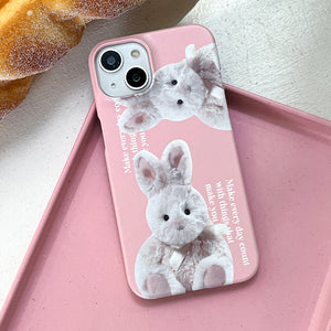 [Mademoment] Make Happy Bunny Design Phone Case