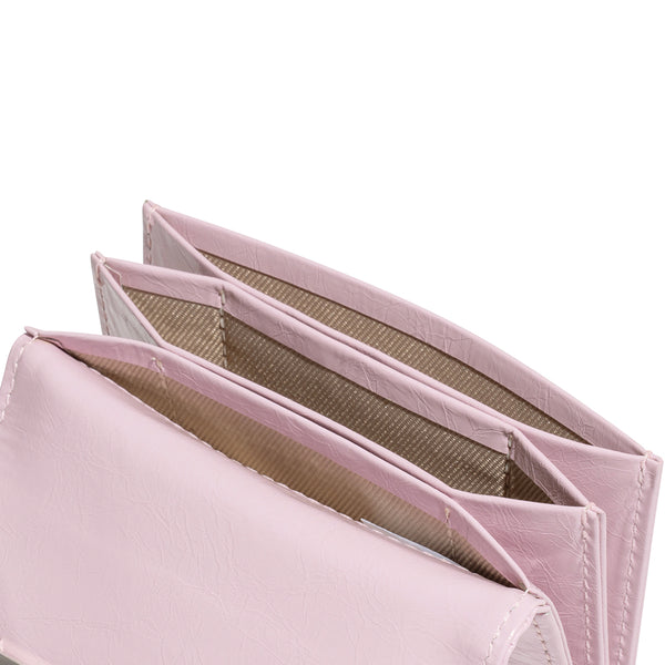 [Fennec] CRINKLE TRIANGLE ACCORDION POCKET - LIGHT PINK