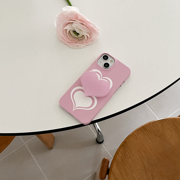 [Mademoment] Coloring Pink Design Phone Case