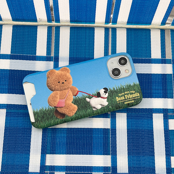 [THENINEMALL] Best Friend Gummy Hard Phone Case (2 types)