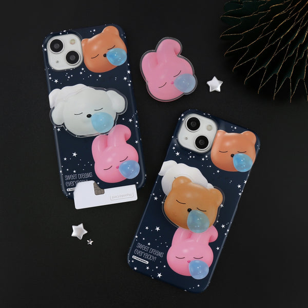 [THENINEMALL] Pattern Sweet Dreams Hard Phone Case (2 types)