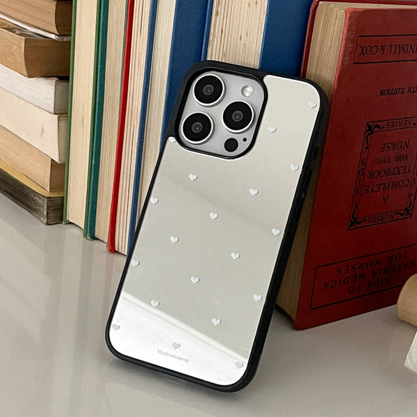 [Mademoment] Small Heart Pattern Design Bumper Phone Case