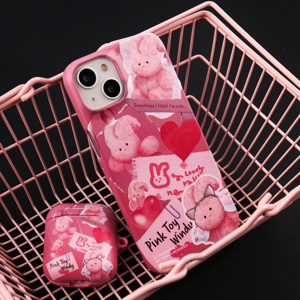 [THENINEMALL] Windy Collage Hard Phone Case (2 types)