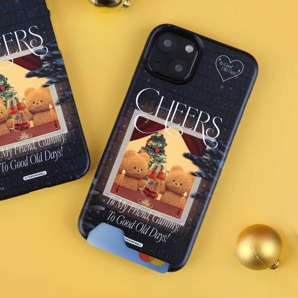 [THENINEMALL] Cheers Gummy Hard Phone Case (2 types)