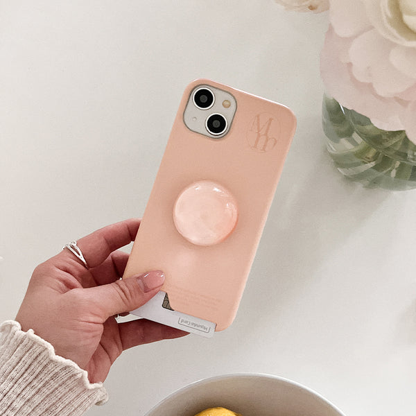 [Mademoment] Blossom Plain Design Phone Case