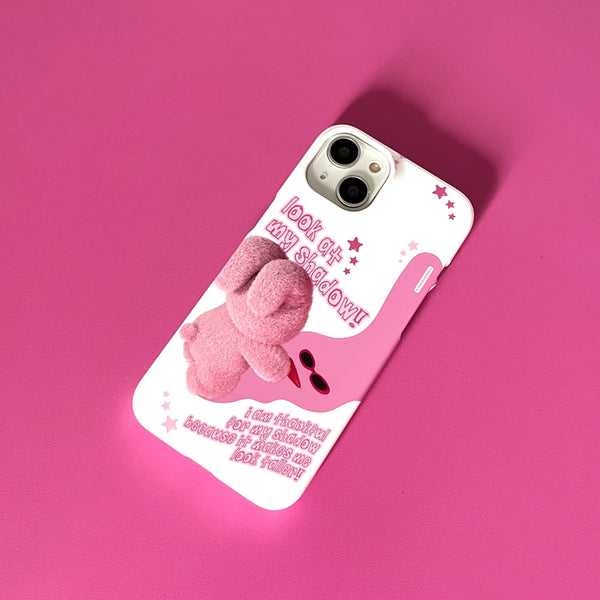 [THENINEMALL] Pink Shadow Windy Hard Phone Case (2 types)