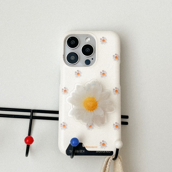 [Mademoment] Pure Daisy Pattern Design Phone Case