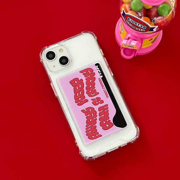 [THENINEMALL] Calm And Groovy Clear Phone Case (4 types)