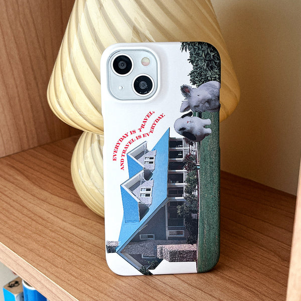 [Mademoment] House Rabbit Design Phone Case