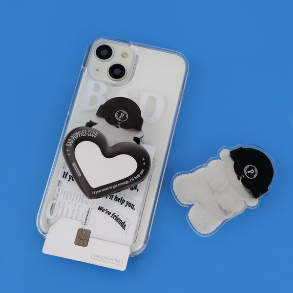 [THENINEMALL] Bad Puppies Club Clear Phone Case (3 types)